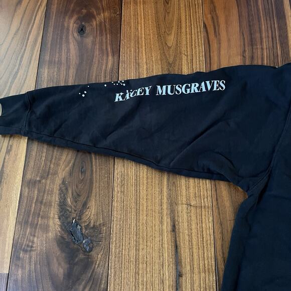 Kacey Musgraves Space Cowboy Hoodie Sweatshirt Men's Black Size L - Picture 2 of 9